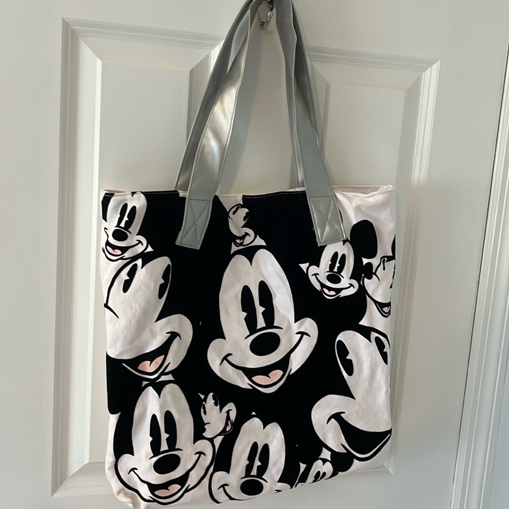 Disney Animations Mickey canvas tote.  Lightly used.
